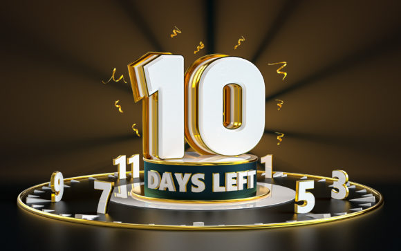 10 Days Left Promotional Background: A Strategic Tool for Intentional Urgency
