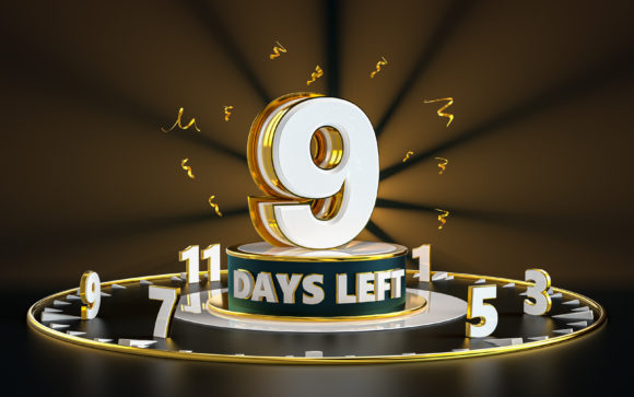 9 Days Left Promotional Background: A Strategic Tool for Focused Action