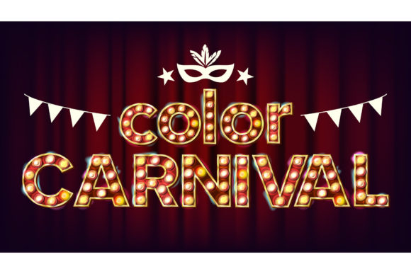 Bring Joy to Life with a Color Carnival Poster Vector
