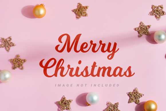 Christmas Decorative Frame Mockup