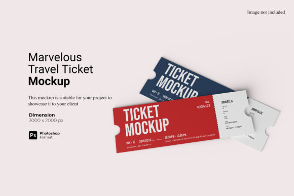 Designing Authentic Travel Experiences: How the Marvelous Travel Ticket Mockup Template Elevates Visual Storytelling