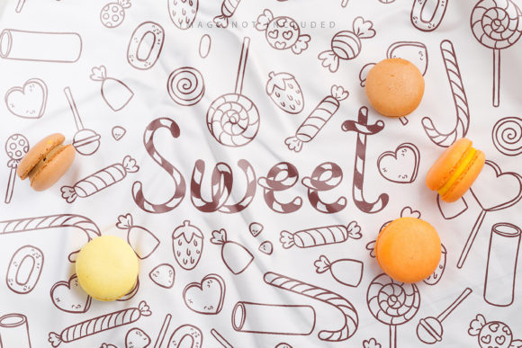 Macarons Yellow Cookies Mockup: A Practical Tool for Real-World Design Needs