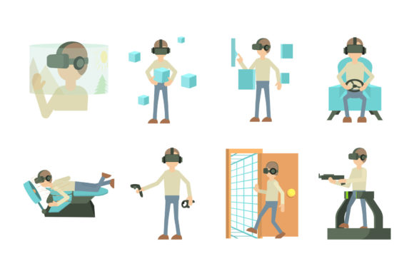 Man 3D Game Icon Set, Cartoon Style: Practical Design Assets for Modern Digital Projects