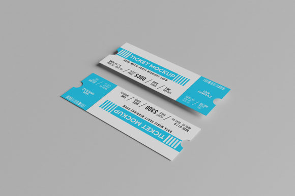 Perspective Concert Ticket Mockup
