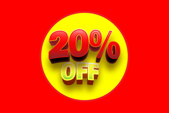 Promotion, Offer, 20% Off Discount