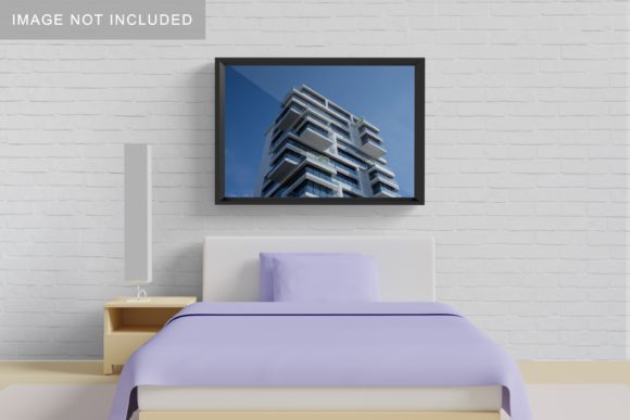 Realistic A3 Frame Mockup V1: Your Go-To Tool for Presenting Design Work with Instant Credibility