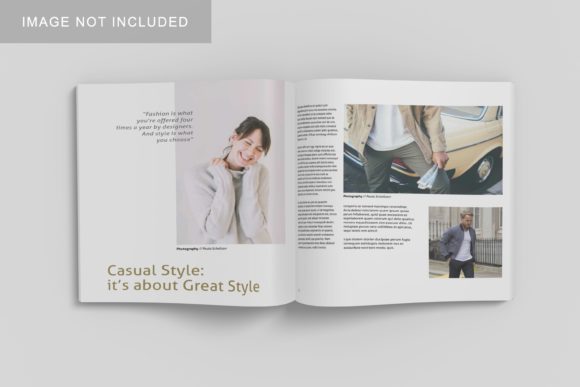 Square Magazine Mockup V1