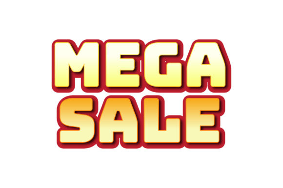 What Is a Mega Sale Offer Text with 3D Effect—and Why It Captures Attention in Seconds